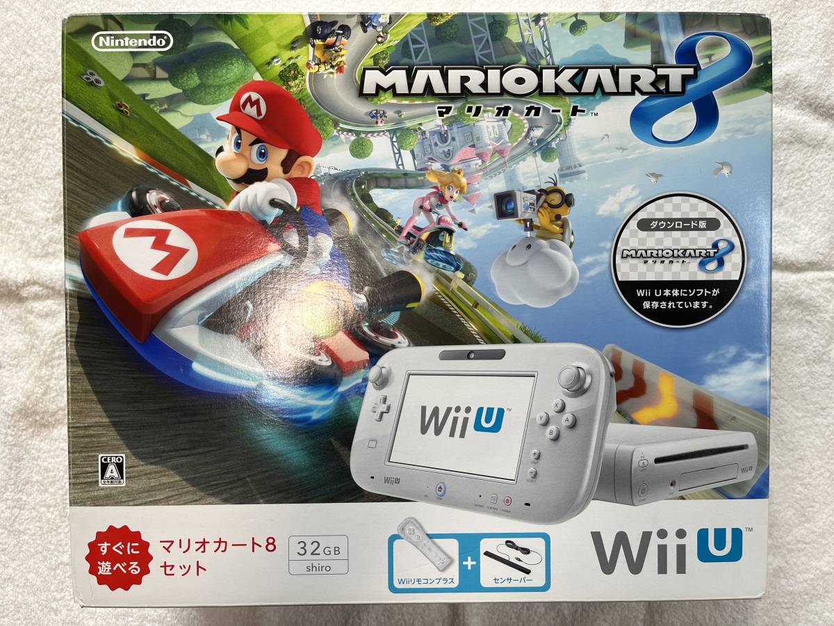 任天堂 WiiU マリオカート８セット シロ 本体 スプラトゥーン