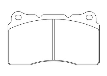 エンドレス NEW タイプR フロント左右セット ブレーキパッド ランサーエボリューションIX CT9A EP357 ENDLESS TYPE R ブレーキパット_画像2