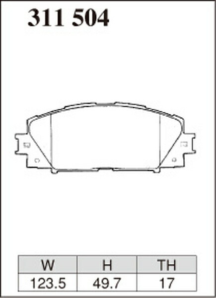 ディクセル SP-βタイプ フロント左右セット ブレーキパッド ポルテ NCP141/NSP140 311504 DIXCEL スペシャルコンパウンド ブレーキパット