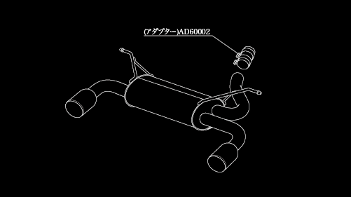 柿本改 アインザッツ s-622 マフラー 3シリーズ(F30) DBA-8A20 E6B3022C KAKIMOTO RACING 柿本 カキモト einsatz s-622 スポーツマフラー_画像2