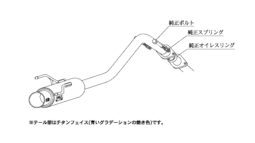 柿本改 GTボックス06&S マフラー ストリーム DBA-RN7 H42375 取付セット KAKIMOTO RACING カキモト GTbox06&S スポーツマフラー_画像2