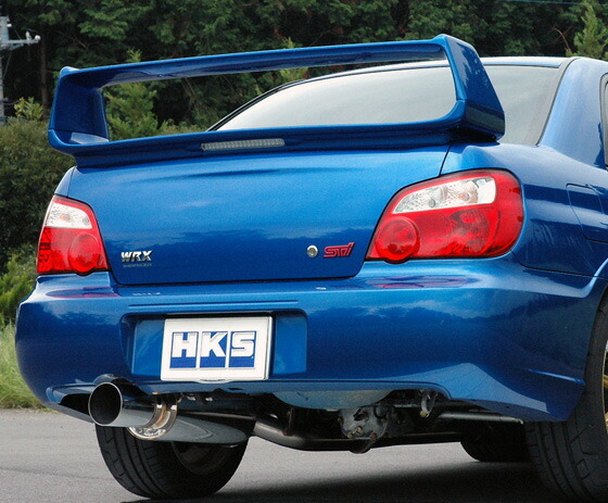 HKS サイレントハイパワー マフラー インプレッサWRX STI GH-GDB 31019-AF015 取付セット silent HiPower スポーツマフラー_画像3