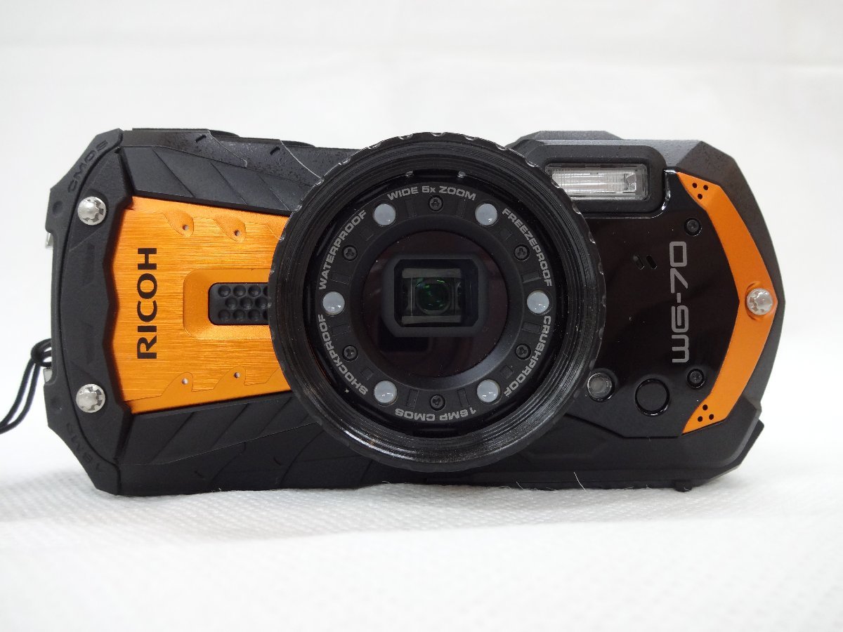 現状品】デジタルカメラ デジカメ リコー RICOH WG-70 本格防水 | www