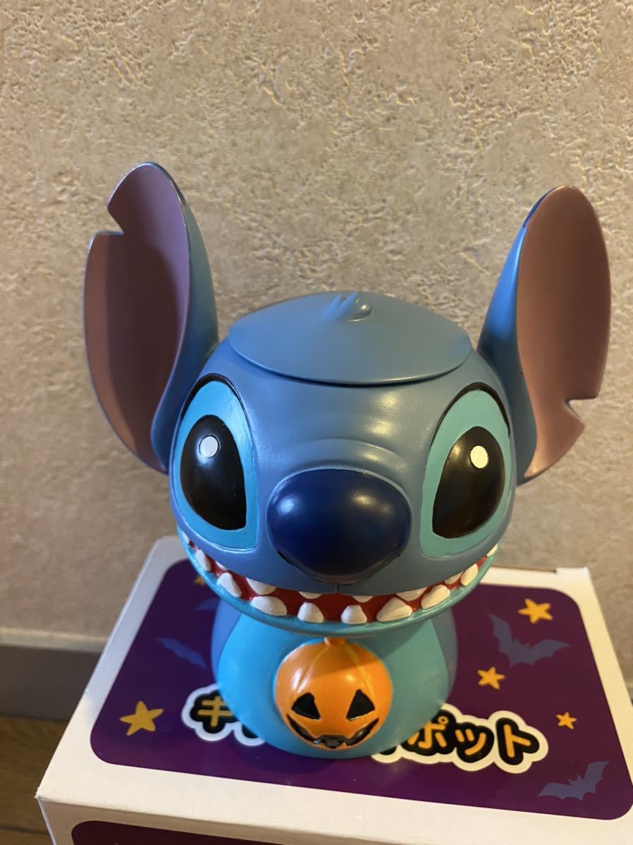 Disney スティッチ ハロウィン　キャンディポット