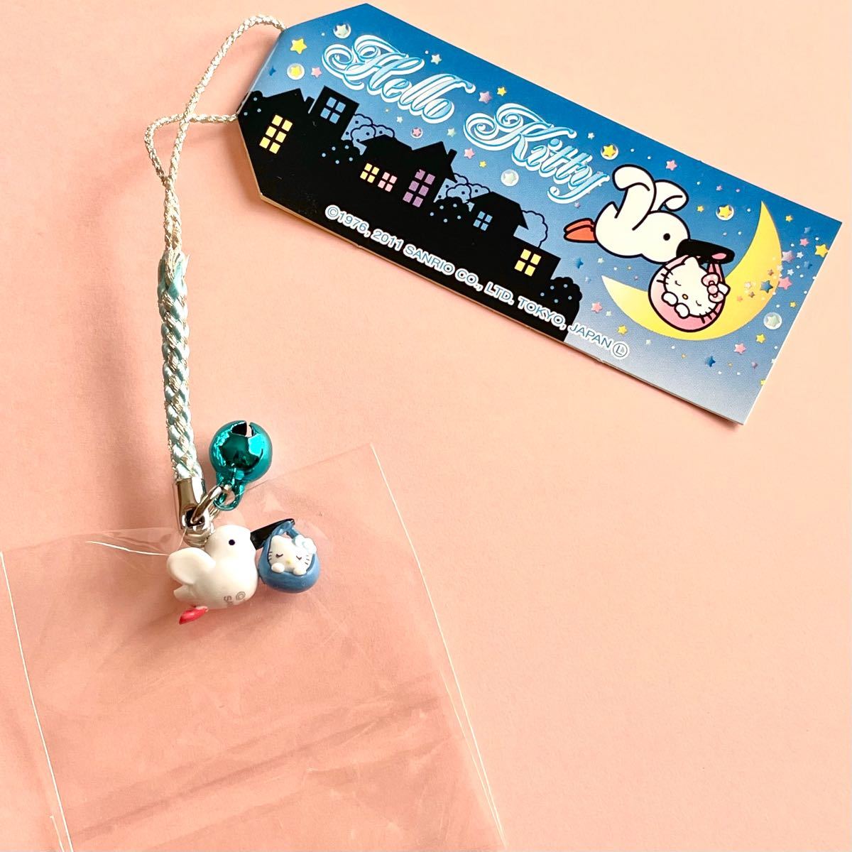 新品・未開封】コウノトリキティ こうのとりキティ ストラップ 2 新品・未開封】コウノトリキティ こうのとりキティ ストラップ 2