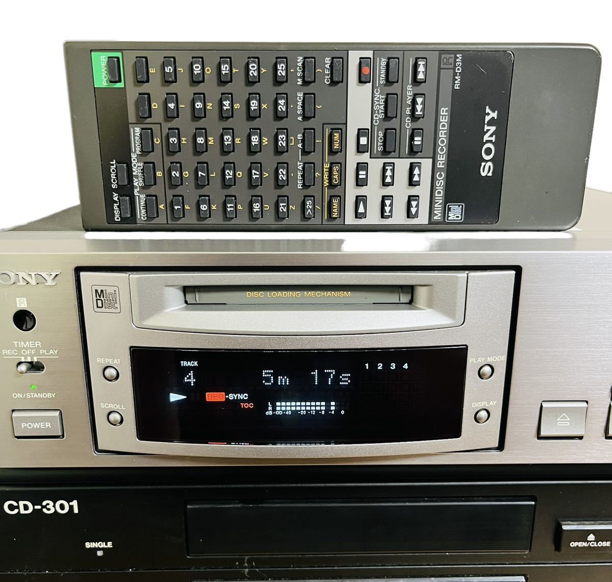 Sony MDリモコンRM-D3M