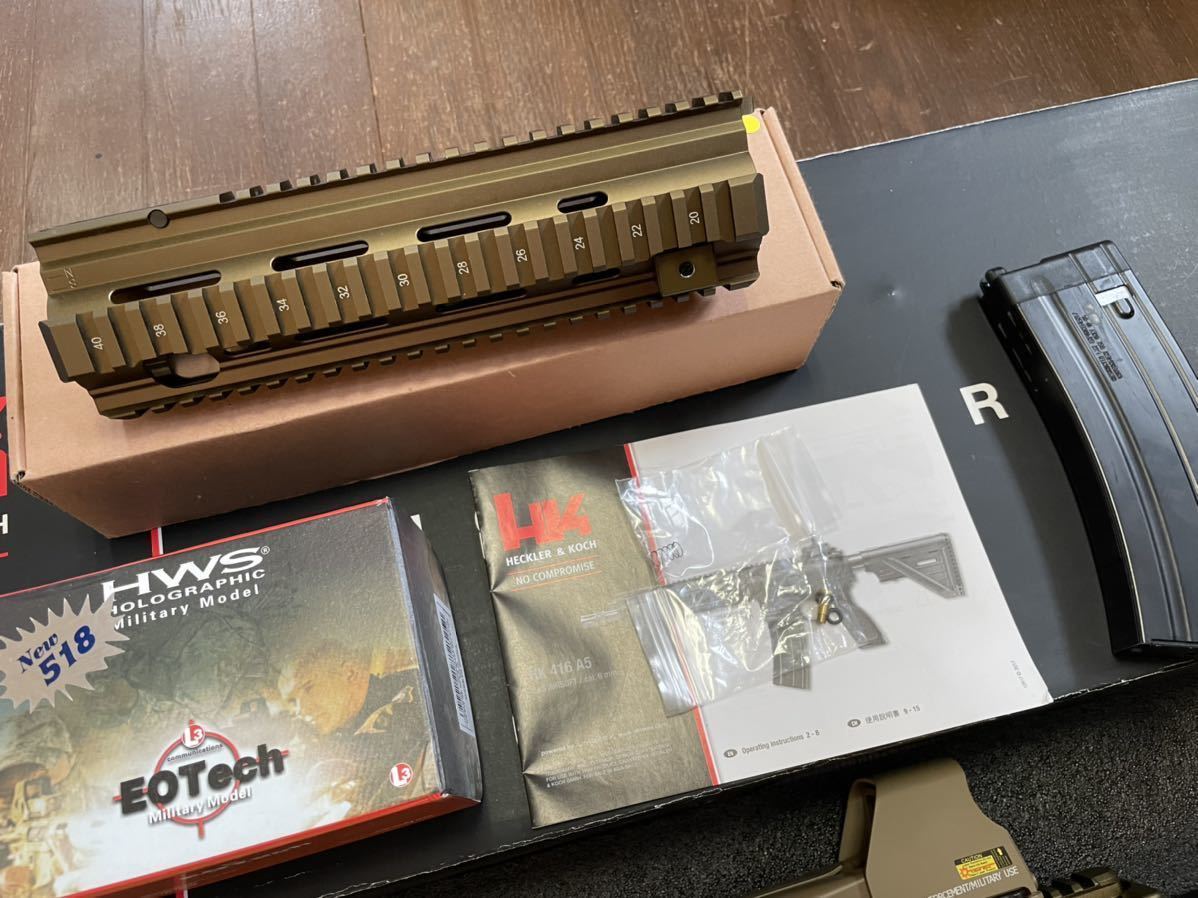 VFC UMAREX HK416A5 フォアグリップ ホロサイト ガイズリー VFC UMAREX HK416A5 フォアグリップ ホロサイト ガイズリー