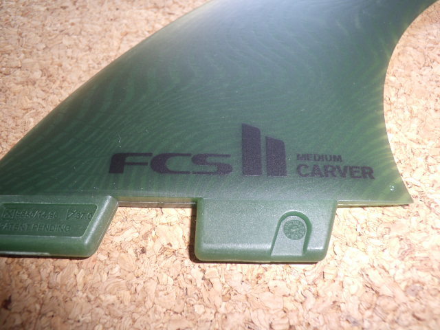 送料無料▲FCS II Carver Neo Glass ECO Medium Tri Fins 新品_画像2