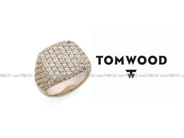  storage goods *10.2 ten thousand {TOM WOOD} cocktail ring CUSHION COCKTAIL silver silver unisex natural stone Tom wood SV925 Drawer