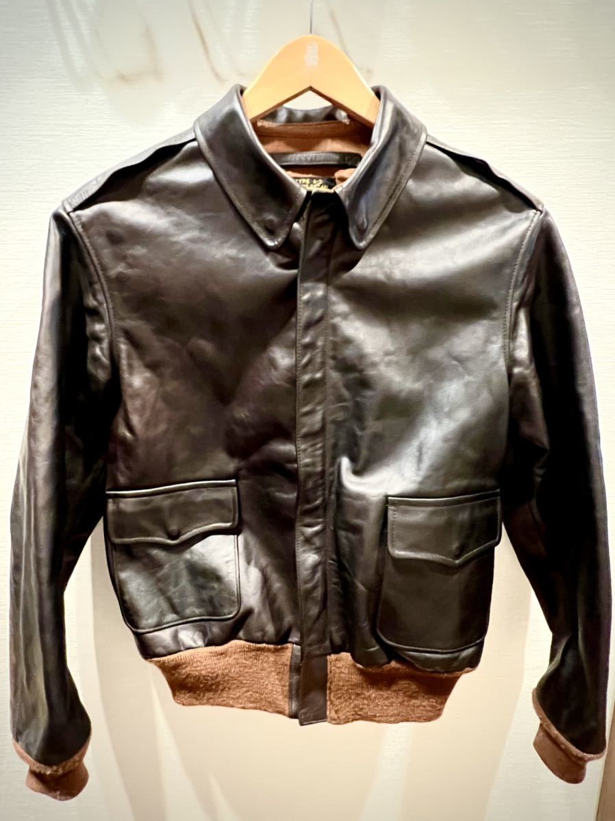 Yahoo!オークション - RRL A-2 フライトジャケット Sサイズ Yahoo!オークション - RRL A-2 フライトジャケット Sサイズ