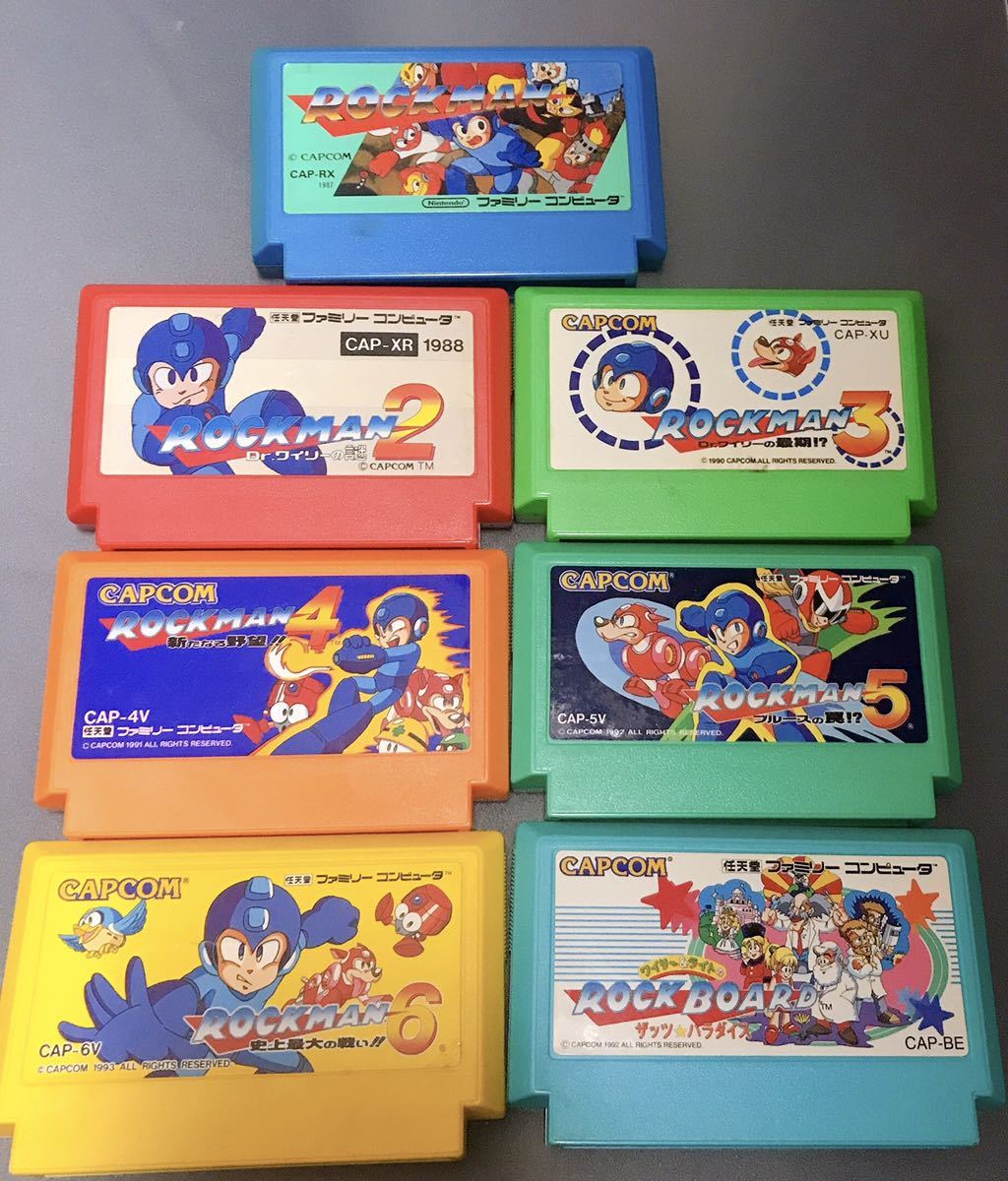 ファミコン】ロックマン1〜6 シリーズセット 全日本送料無料