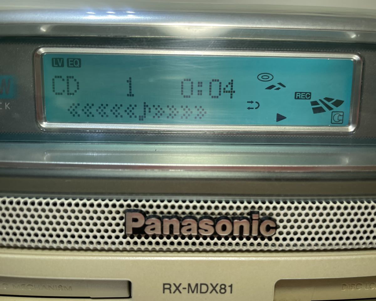 美品】Panasonic MDラジカセ RX-MDX81-W 【動作確認済】|Yahoo 美品】Panasonic MDラジカセ RX-MDX81-W 【動作確認済】|Yahoo