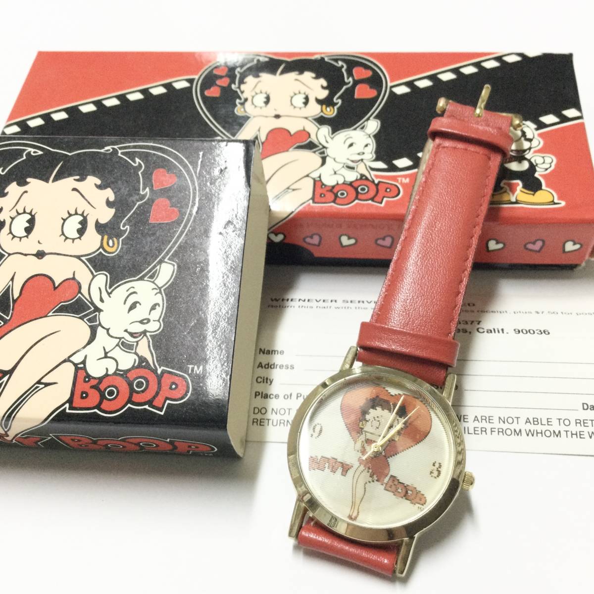 【レトロ・希少ビンテージ】当時物 ベティちゃん ベティ・ブープ 腕時計