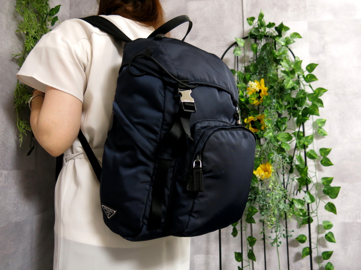 美品○PRADA プラダ○近年モデル○2VZ135○ポコノ ナイロン