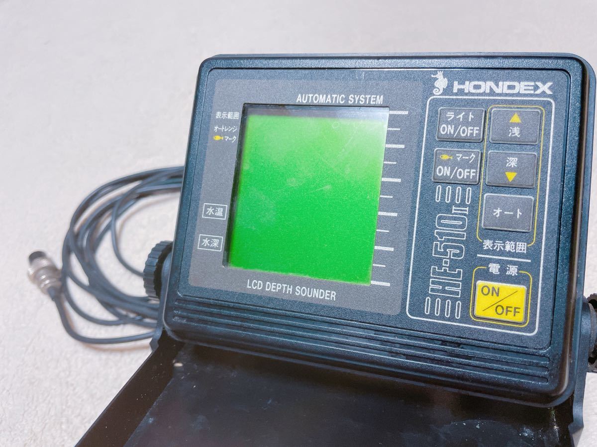 HONDEX ホンデックス 本多電子 ポータブル魚群探知機 HE-510 II HONDEX ホンデックス 本多電子 ポータブル魚群探知機 HE-510 II