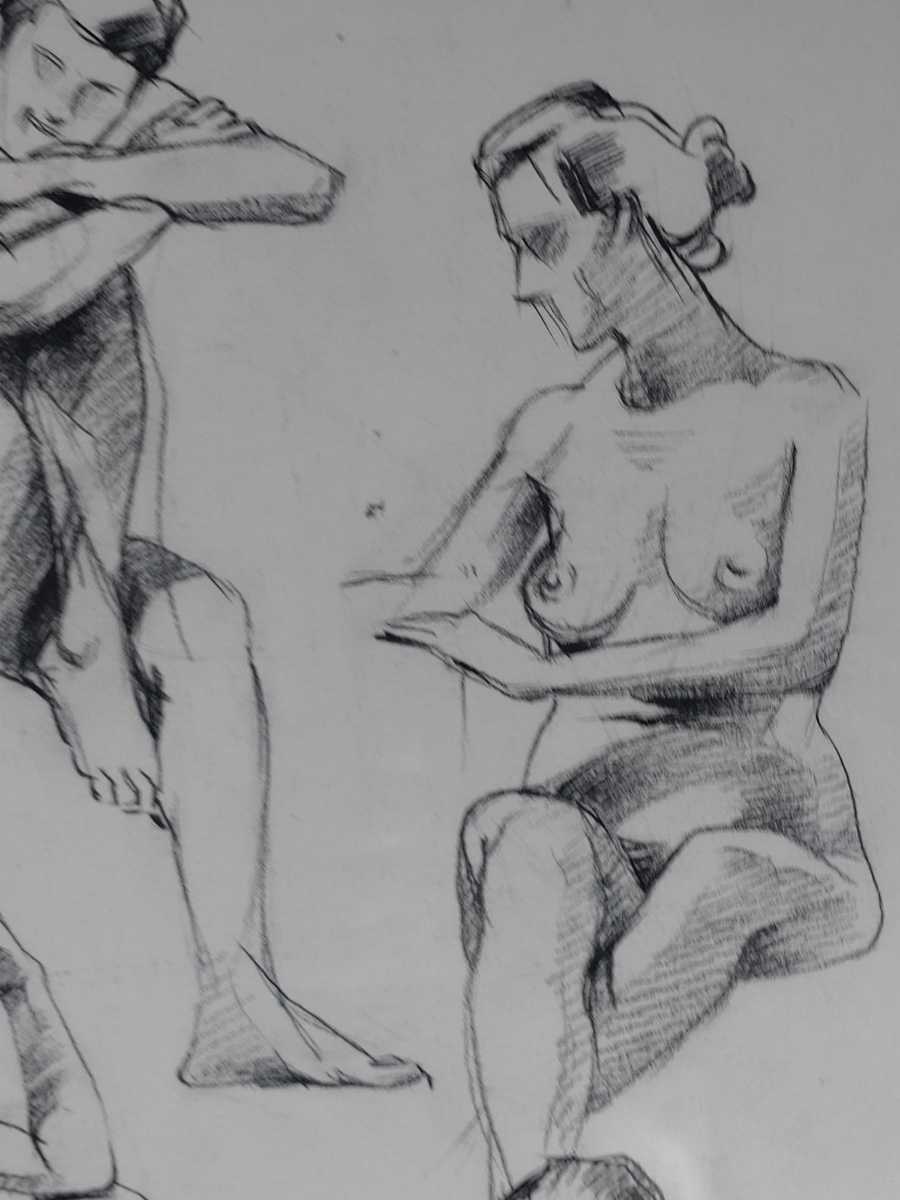 【真作】裸体の　スケッチ　Merorio 1993_画像4