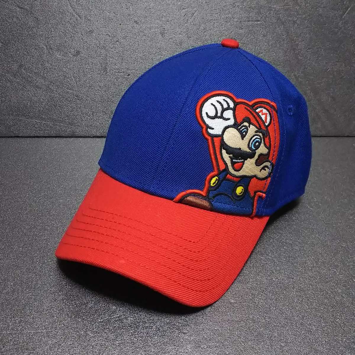 ● 任天堂「スーパーマリオ キャップ」刺繍 帽子 Nintendo マリオ