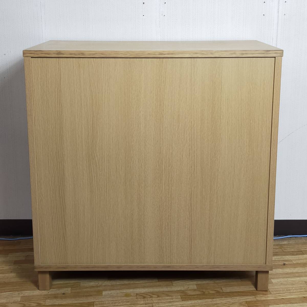 MUJI 無印良品 ◇ 食器棚 キャビネット 天然木 オーク材 W800×D400