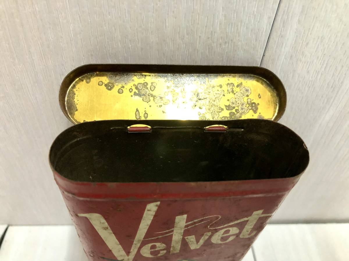 送料無料 ★ まとめて! Velvet PRINCE ALBERT タバコ缶 味の素 パイプ シガレット ケース ヴィンテージ アンティーク インダストリアル