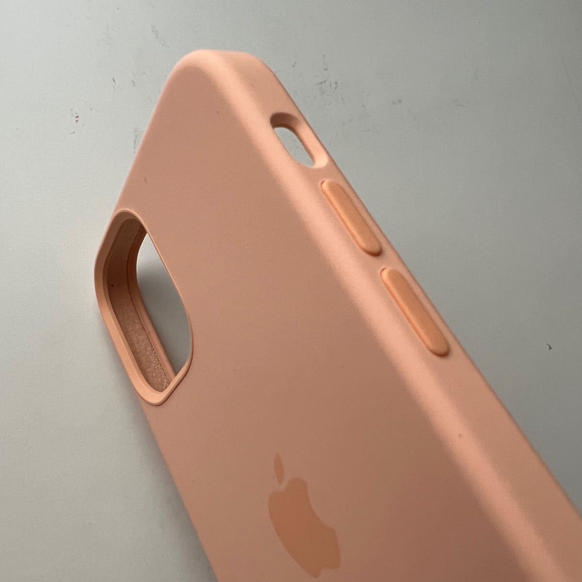 Apple純正 iPhone 12 mini シリコーンケース カンタロープ 美品