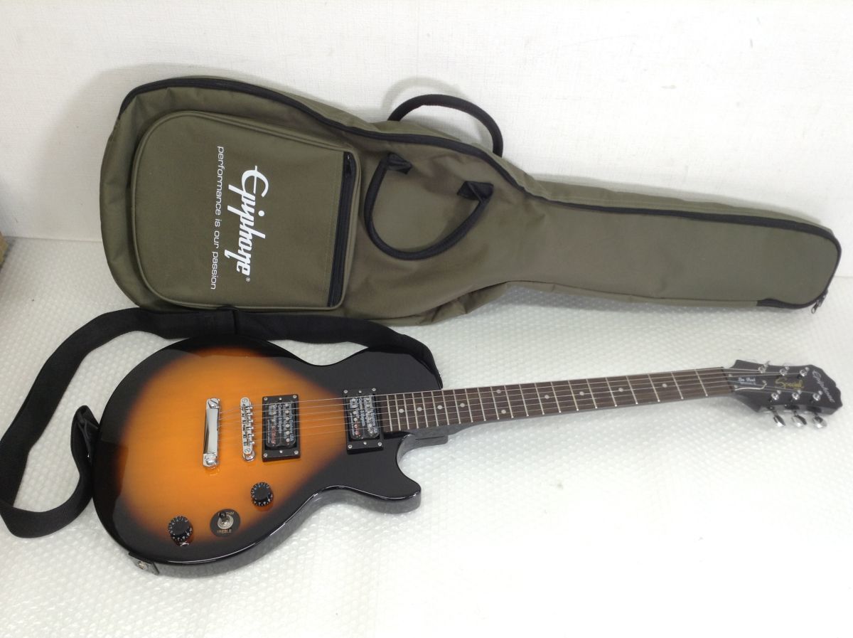 代KNI163-160 Epiphone Les Paul Special-II エレキギター エピフォン レスポール 14101310832 音出し確認済み 中古_画像1