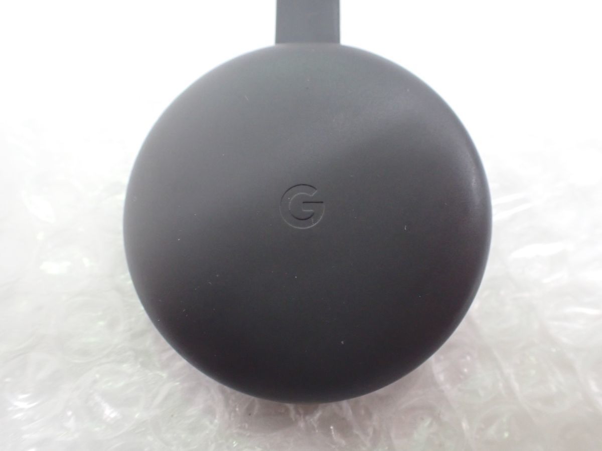 ☆営FU569-60-M　Google Chromecast 正規品 第三世代 2K対応 チャコール GA00439-JP　中古現状品_画像6