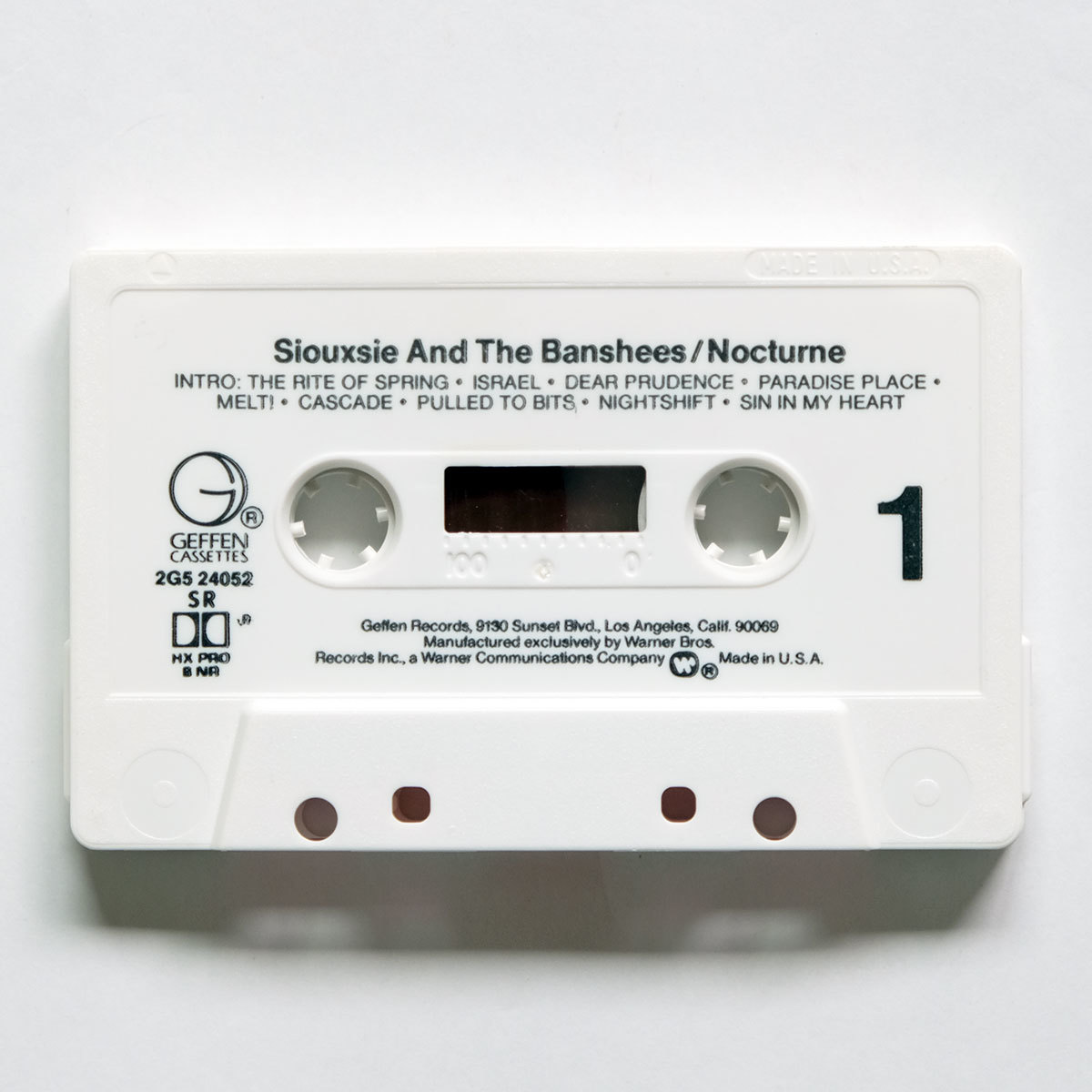 《ドルビーHX PRO/US版カセットテープ》Siouxsie & The Banshees●Nocturne●スージー&ザ バンシーズ/The Cure/キュアー_画像5