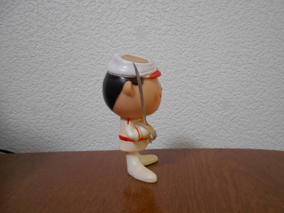 大人の上質 ☆ 昭和レトロ ☆ グリコ の商品 ソフビ人形 2体 ミリタリー人形 キャラクター