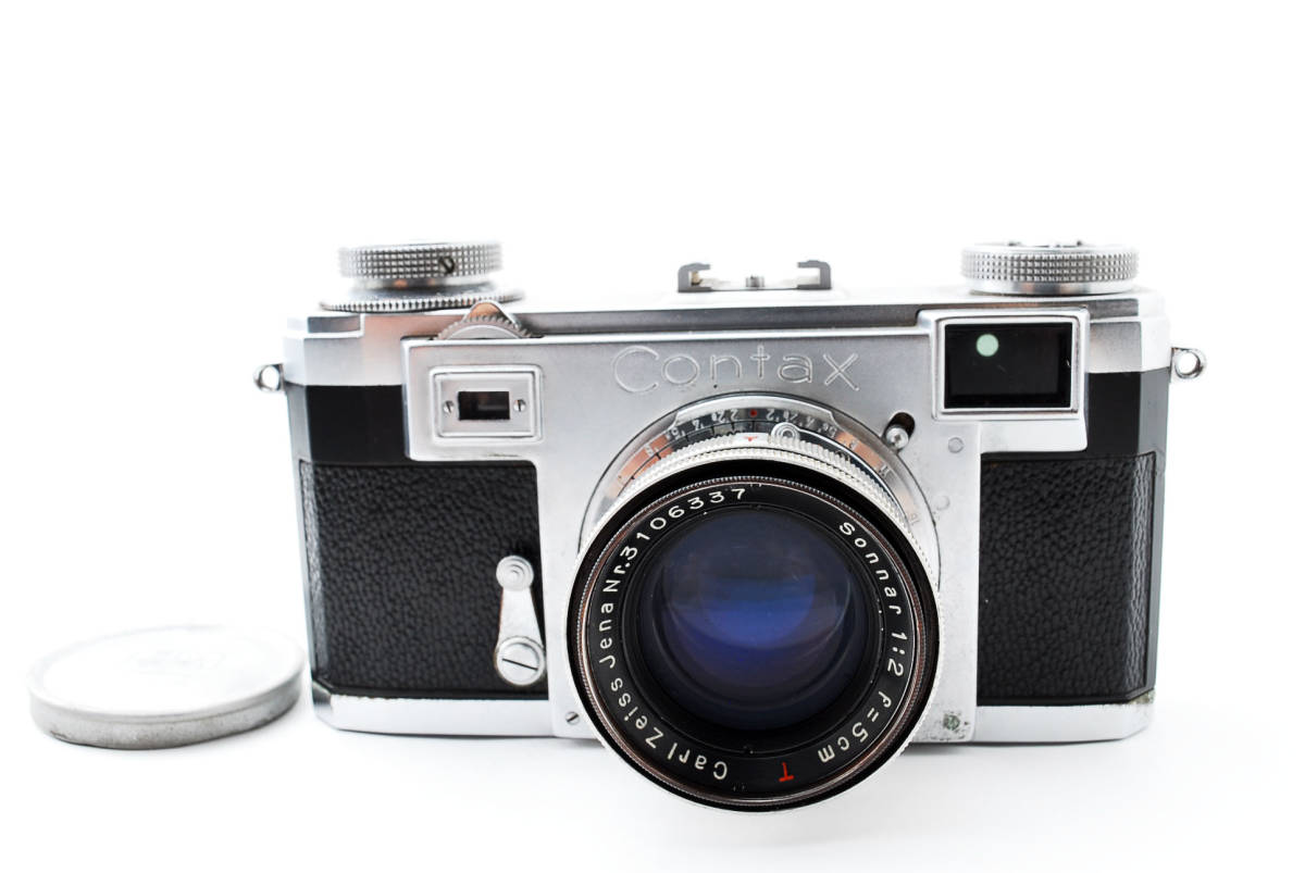 Zeiss Ikon コンタックス IIa レンジファインダー + SONNAR 2/50mm Red