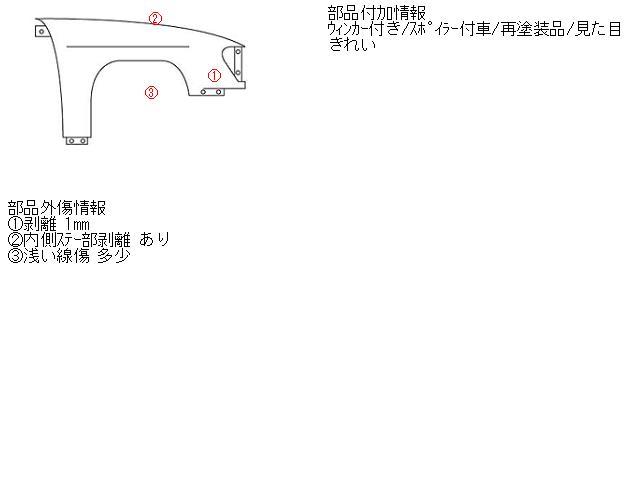 アクセラ CBA-BKEP フロントフェンダー右 RH 2000 LF-DE 25E 青 アオ BP4K-52-111D 184009_画像5