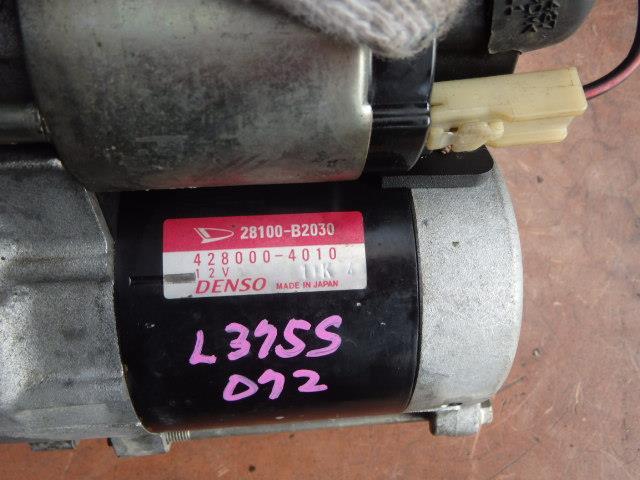 タント DBA-L375S セルモーター 660 Xリミテッド KF-VE T16 ローズ 28100-B2030 183313_画像2