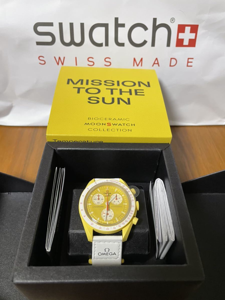 新品 未使用 SWATCH OMEGA MISSION TO THE SUN adwso.org