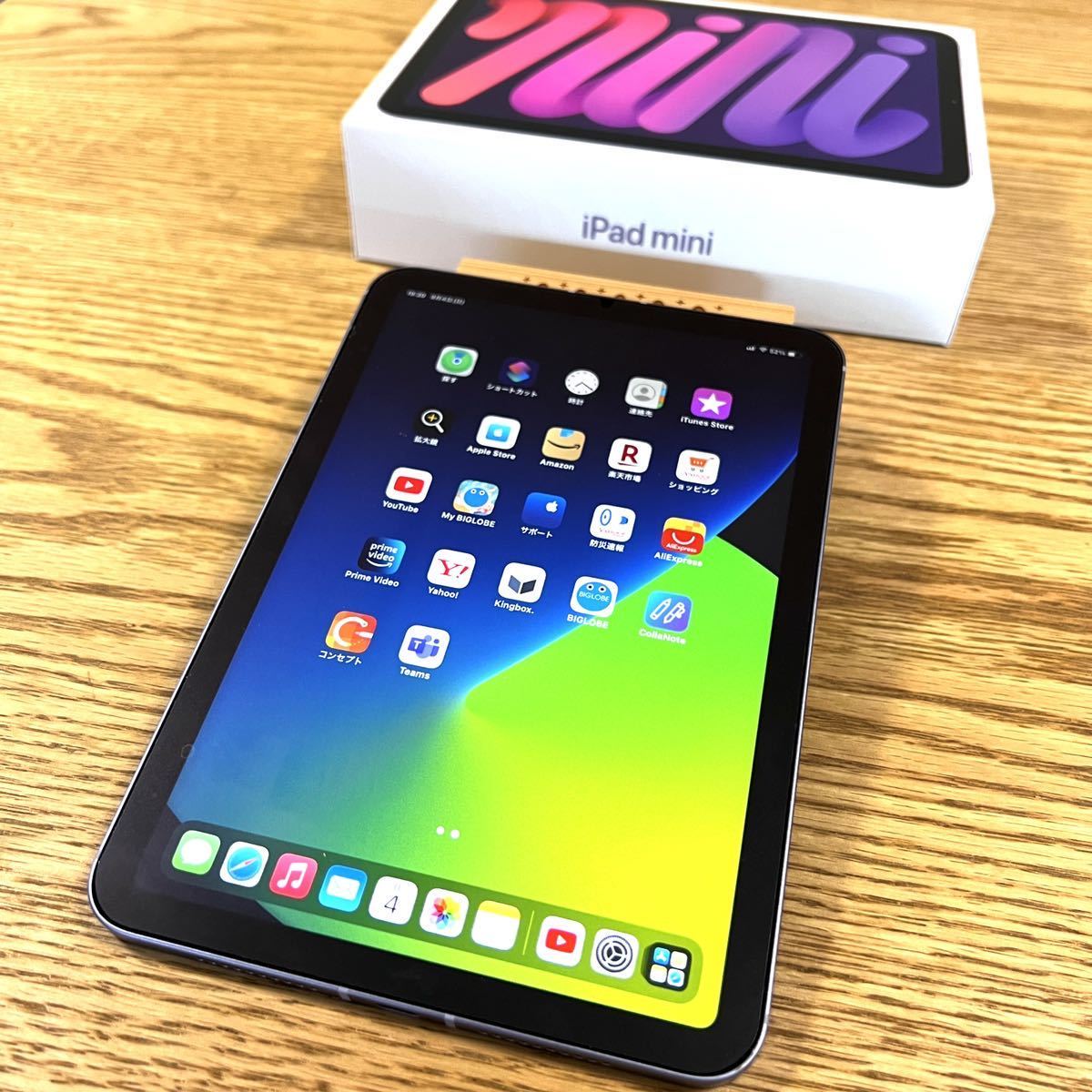 超美品◇iPad mini 第6世代 WiFi+Cellular 64GB 画面8.3inchパープル