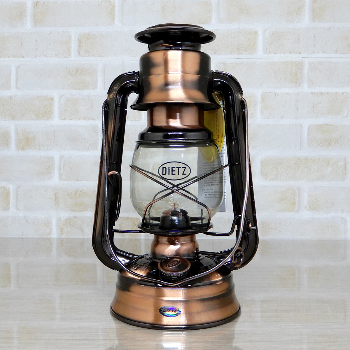 大セール【送料無料】新品 Dietz #76 Original Oil Lantern - Bronze & Grey 2点 / 替芯付 ◇デイツ ブロンズ ニッケル ハリケーンランタン