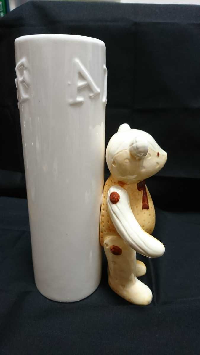 未使用保管品 seto craft 陶器花瓶 bear クマ 元箱なし 瀬戸焼　ゆうパック８０サイズ_画像5