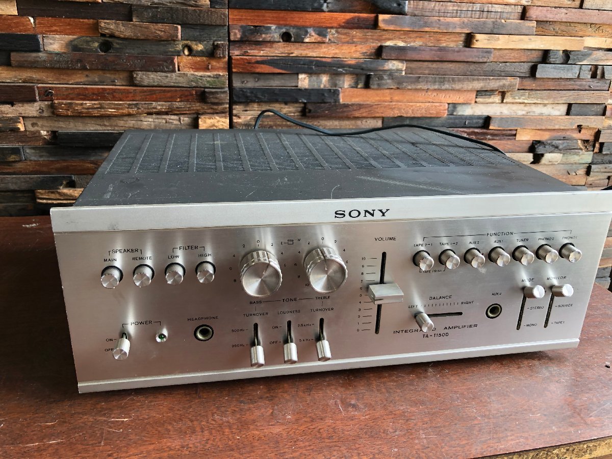 スムーズな ヤフオク! ソニー TA-1150D プリメインアンプ INTEGRA