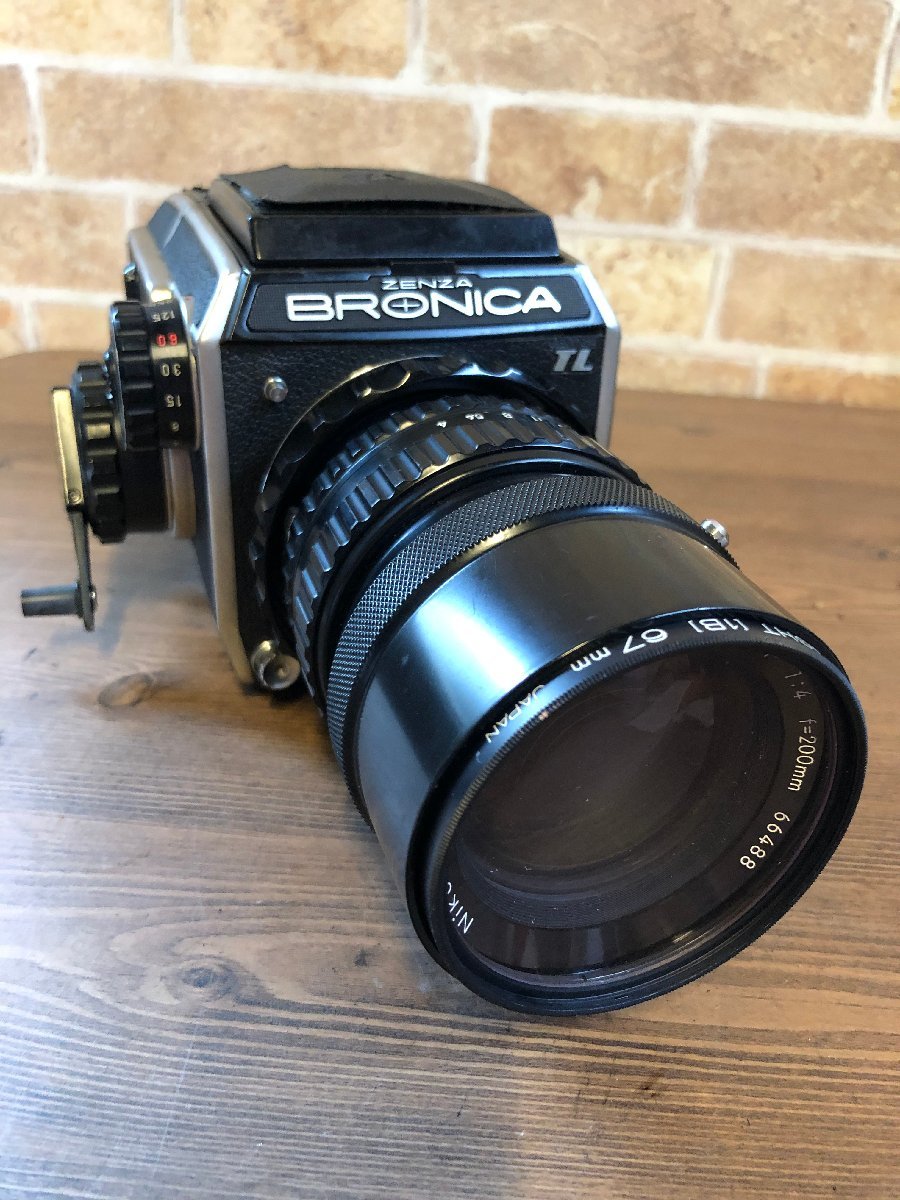 used NIKON ニコン ZENZA BRONICA ゼンザブロニカ EC-TL NIKKOR-P 1:4 中判カメラの画像1