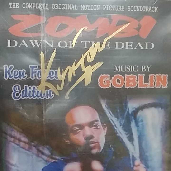  ticket *fo Lee autographed zombi soundtrack CD Dawn of the Dead Ken Foree Edition &... ...NOTLD Zombie three part work set 