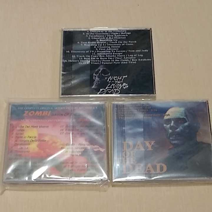  ticket *fo Lee autographed zombi soundtrack CD Dawn of the Dead Ken Foree Edition &... ...NOTLD Zombie three part work set 