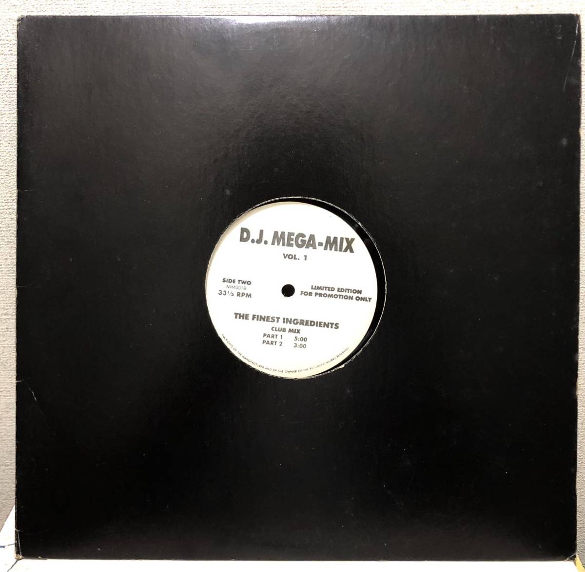 レア プロモ 1986 Norman Cook / DJ Mega-Mix Vol 1 Original US Promo 12 DJ Megamix 80s DJ Cut Up Electro Old School Hiphop_画像4