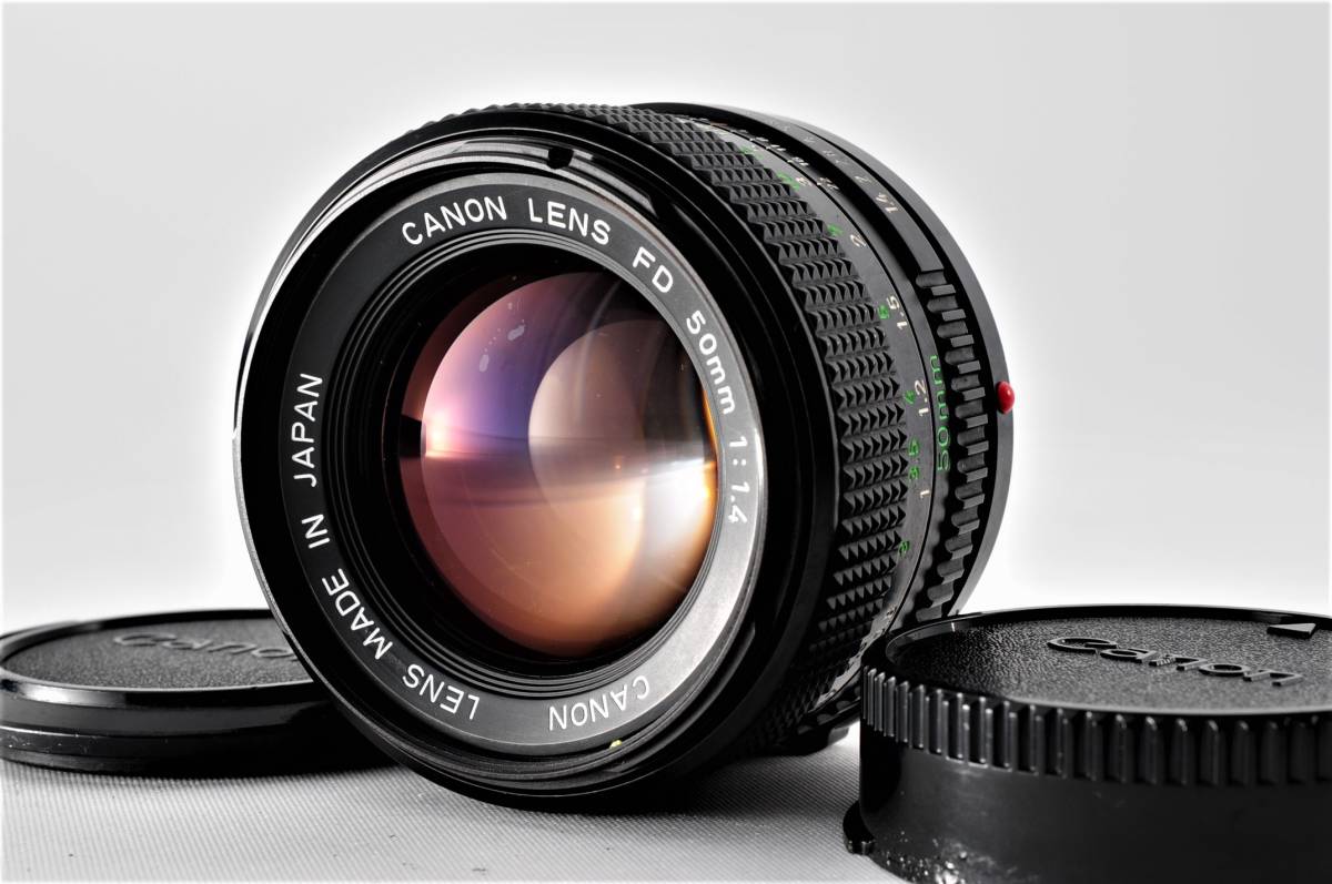 【良品】Canon New FD NFD 50mm f1.4 MF Standard Lens キヤノン 086@s8