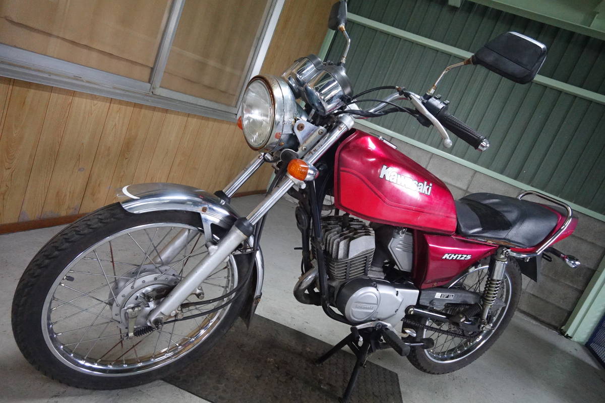 香川高松（大阪枚方・愛媛今治） KH125（KH125M）エンジンかかる実動ベース車！M0809222_画像4