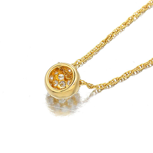 K18YG ダイヤ ネックレス D0.61ct 40cm | sweatreno.com
