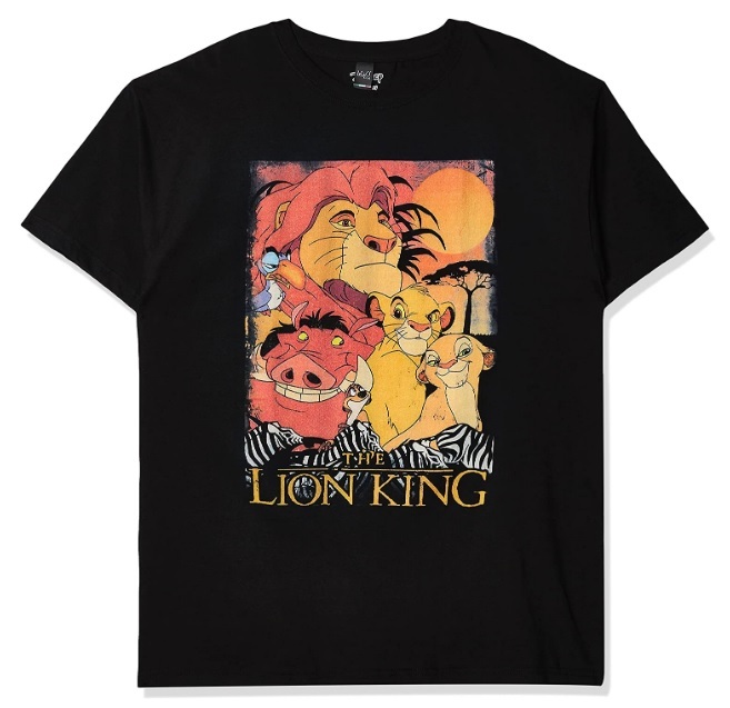 最高級 ライオンキング ☆ 黒 Tシャツ 3XL XXXL イラスト