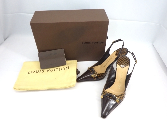 LOUIS VUITTON / ルイ ヴィトン パンプス / ヒール サイズ:22cm ダミエ