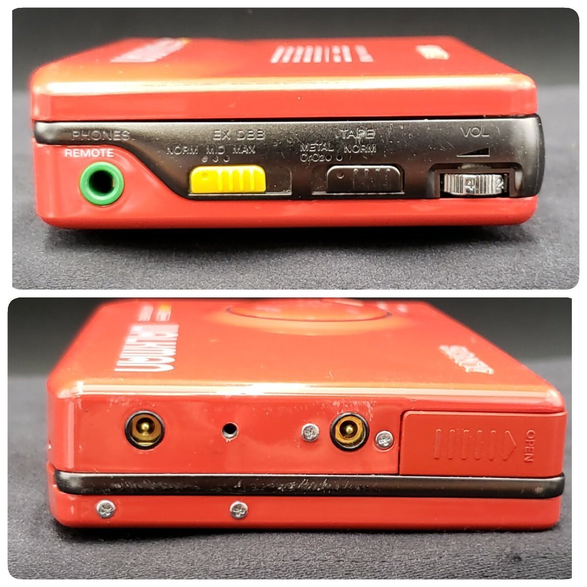 ヤフオク! - ジャンク SONY WALKMAN WM-600 レッド