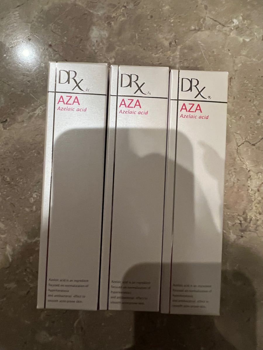 ロート製薬DRX AZAクリアクリーム3本 アゼライン酸2022 10最新箱仕様品