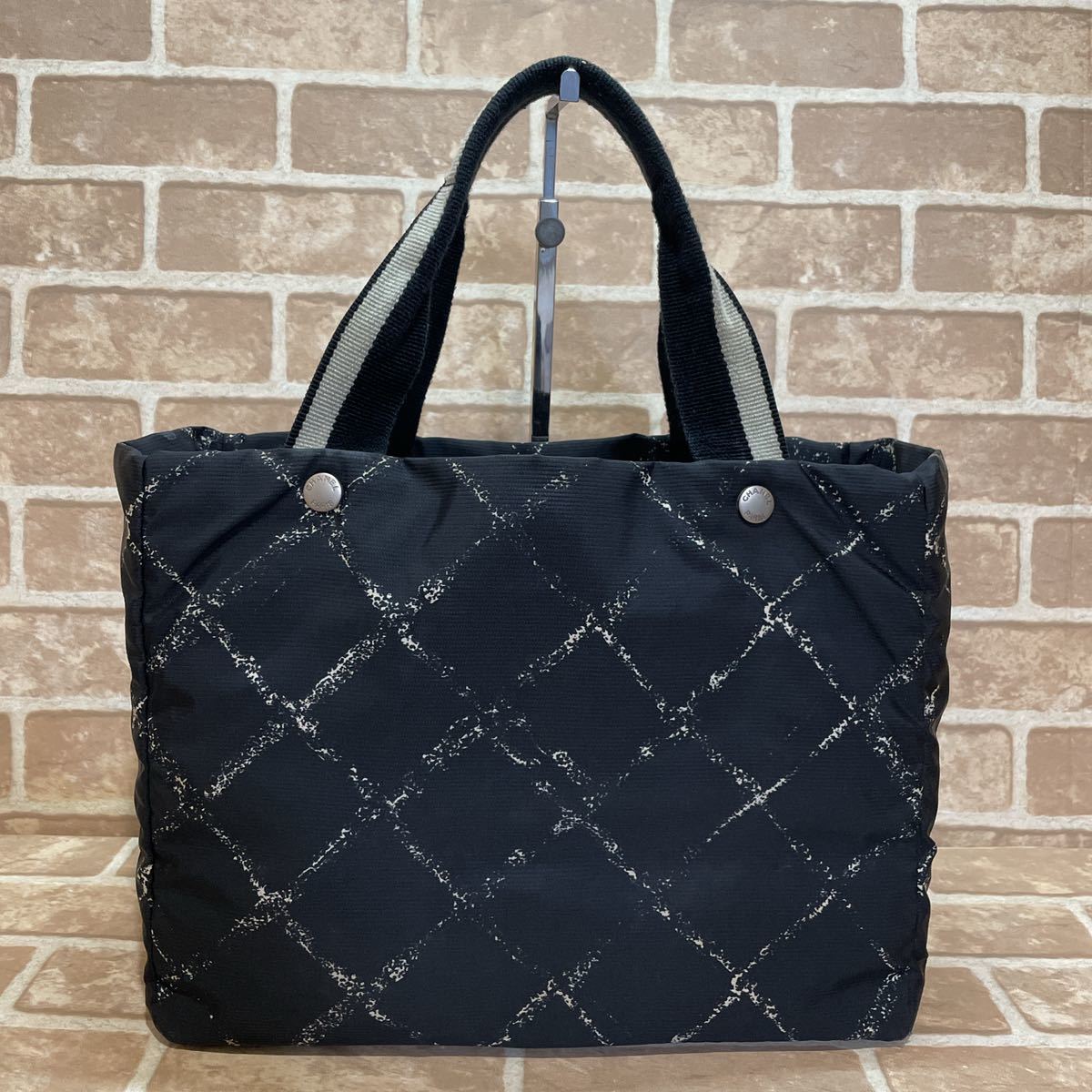 CHANEL シャネル トートバッグ トラベルライン ブラック 人気 正規品 ...