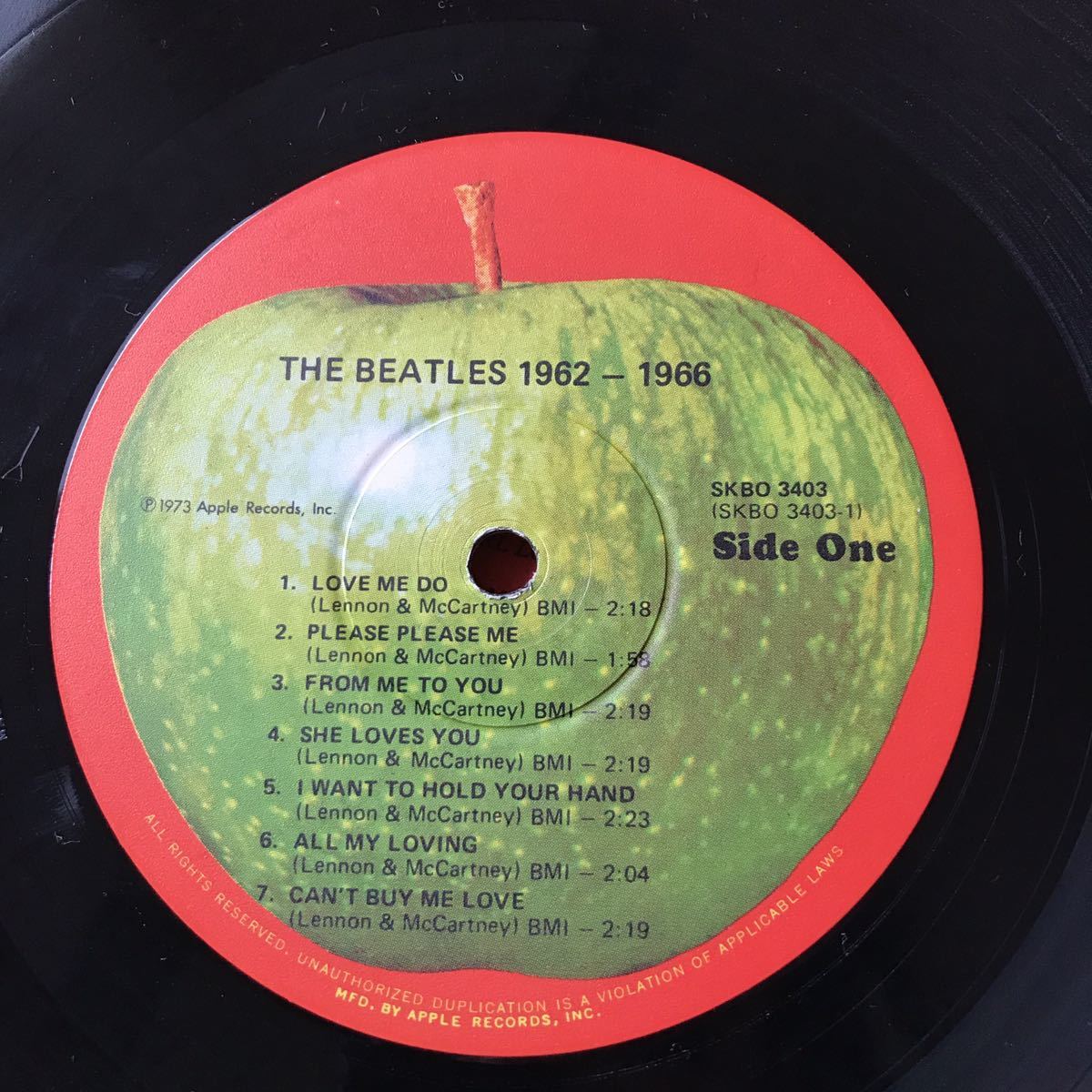 THE BEATLES ザ・ビートルズ 赤盤 レコード　アメリカ盤　us
