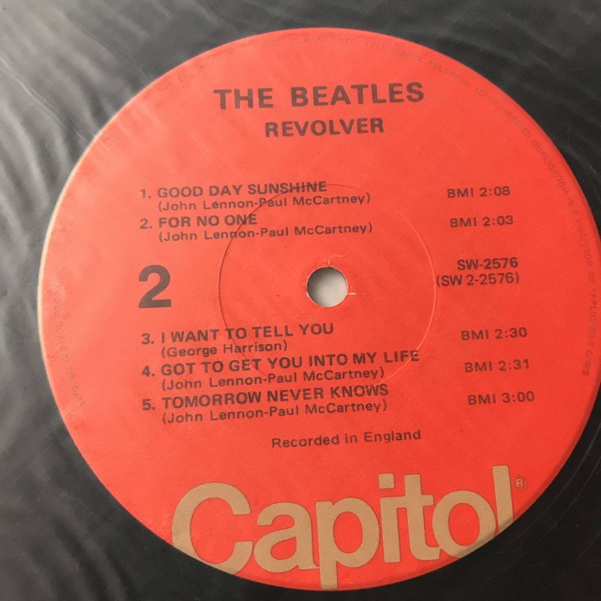 THE BEATLES ビートルズ REVOLVER リボルバー レコード　アメリカ　us_画像6